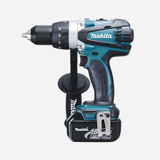 Аккумуляторная дрель-шуруповёрт: MAKITA DDF458RFE